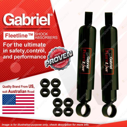 Rear Gabriel Fleetline HD Truck Shocks for Fruehauf Trailers Air Suspension