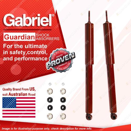 2 x Rear Gabriel Guardian Shock Absorbers for Daewoo Musso 2.9L 3.2L Wagon 98-02