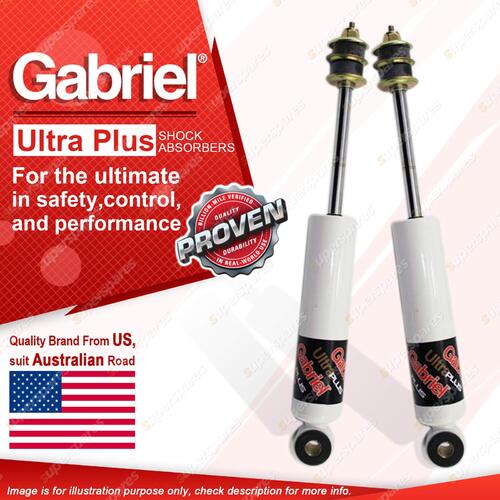 2 x Front Gabriel Ultra Plus 40mm Raised Shocks for Nissan Navara D21 D22 4WD