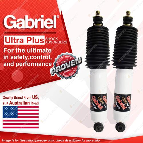 2 Front Gabriel Ultra Plus Shock 45mm Raised Absorbers for Ford Ranger PJ PK Ute