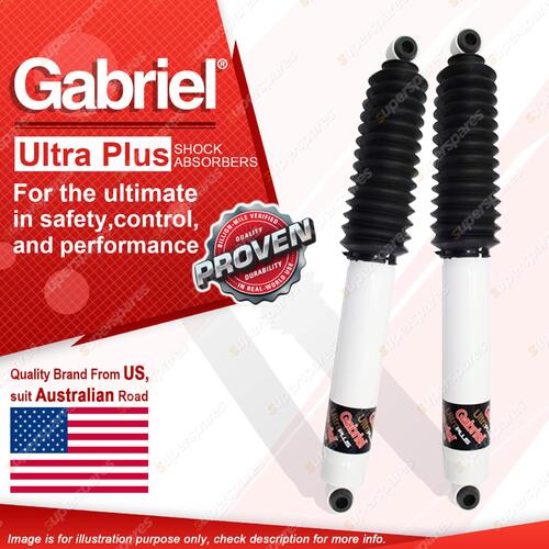 2 x Rear Gabriel Ultra Plus OE & 40mm Raised Shock Absorbers for Isuzu D-MAX TF