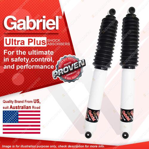 2 x Rear Gabriel Ultra Plus OE 25mm Raised Shocks for Mitsubishi Triton ML MN