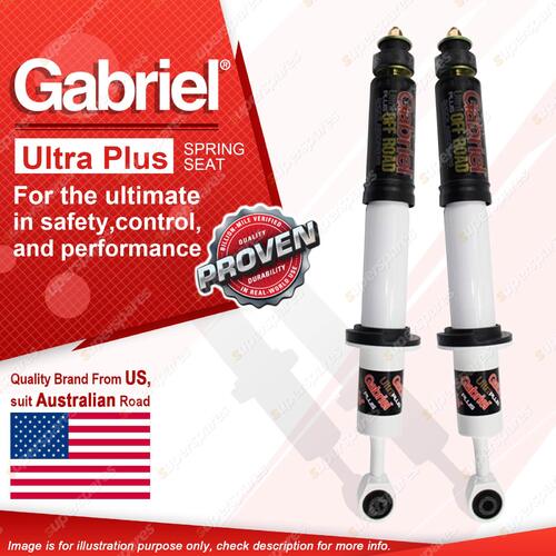 2 x Rear Gabriel Ultra Plus OE 40mm Raised Shocks for Toyota FJ Cruiser GSJ15R