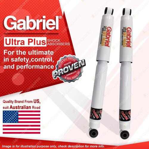 2 x Rear Gabriel Ultra Plus 50mm Raised Shock Absorbers for Ford Maverick DA