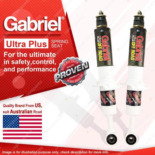 2 Front Gabriel Ultra Plus Spring Seat Shock Absorbers for Mazda BT50 UP UR