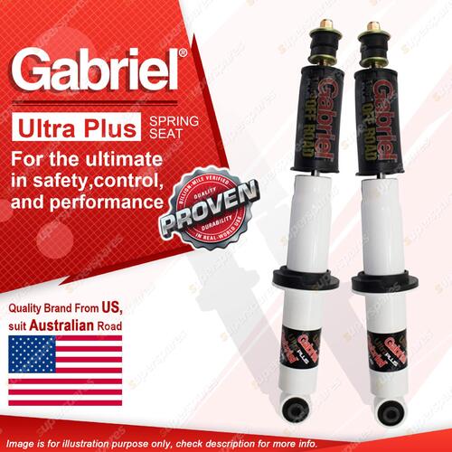 2 Front Gabriel Ultra Plus Spring Seat Shocks for Isuzu D-MAX TF MU-X UCS UCR 85