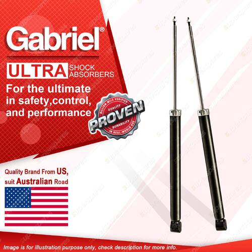 2 x Rear Gabriel Ultra Shock Absorbers for Ford Fiesta WS WT CL LX WZ 09-19