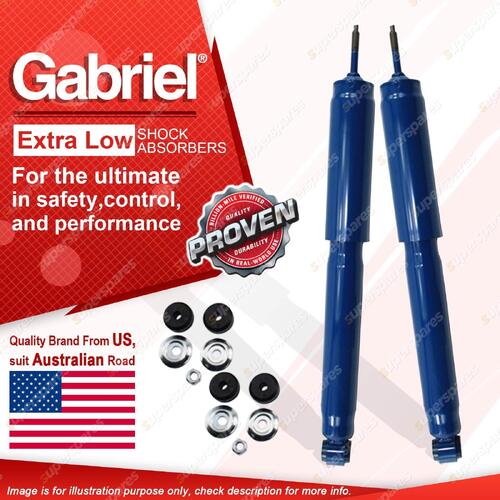 2x Rear Gabriel Extra Low Shocks for Holden Commodore VB VC VK VL VN VP VR VS