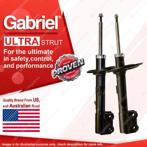 Front Gabriel Ultra Strut Shocks for Toyota Kluger GSU40R GSU45R same direction