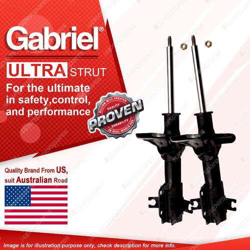 2 x Front Gabriel Ultra Strut Shock Absorbers for Ford Laser KF KH 90-94