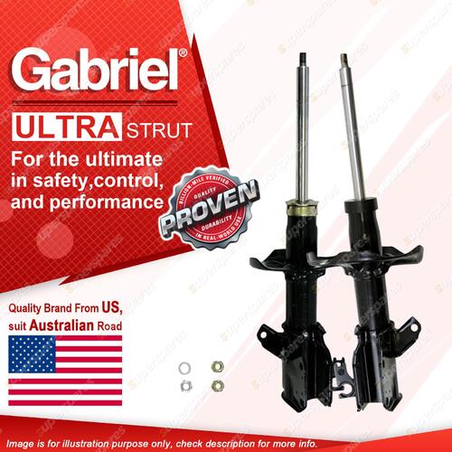 2 Front Gabriel Ultra Strut Shocks for Mazda 323 Astina Protege BJ 98-02