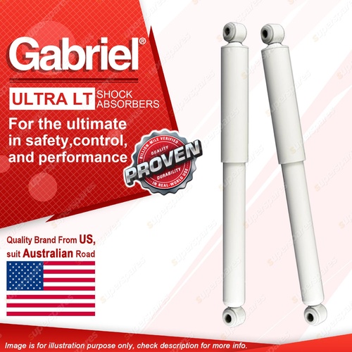 2 x Rear Gabriel Ultra LT Shocks for LDV T60 UTE 2.8 CRDT Dual Cab 17-on