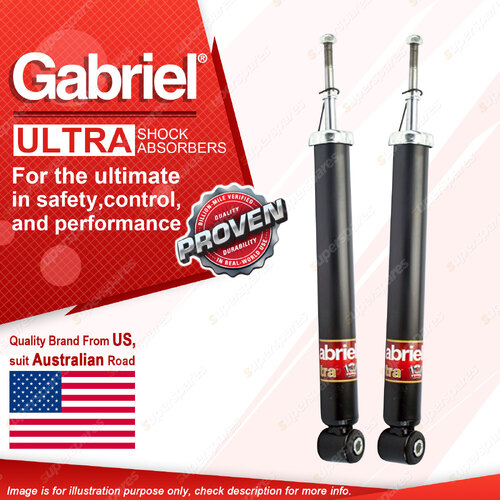 Pair Rear Gabriel Ultra Shock Absorbers for Nissan Micra K13 1.2L 1.5L Hatch