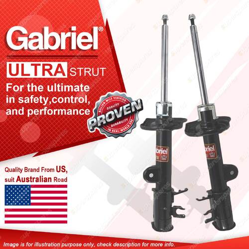 2 x Rear Gabriel Ultra Strut Shock Absorbers for Fiat 500X 1368cc 4D SUV 15-On