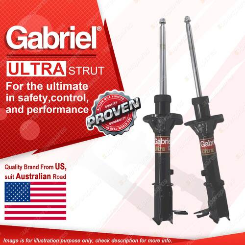 2 x Rear Gabriel Ultra Strut Shock Absorbers for Hyundai Excel HU X3 94-97 120mm