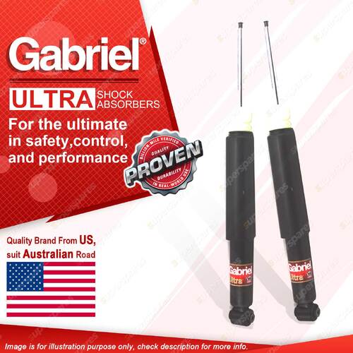 2 x Rear Gabriel Ultra Shock Absorbers for Citroen C3 Pluriel Convertible 02-12