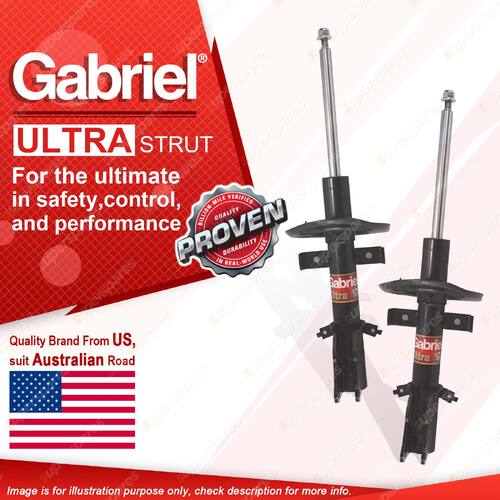 2 x Front Gabriel Ultra Strut Shocks for Renault Kangoo X61 1.5L 1.6L 47mm Body