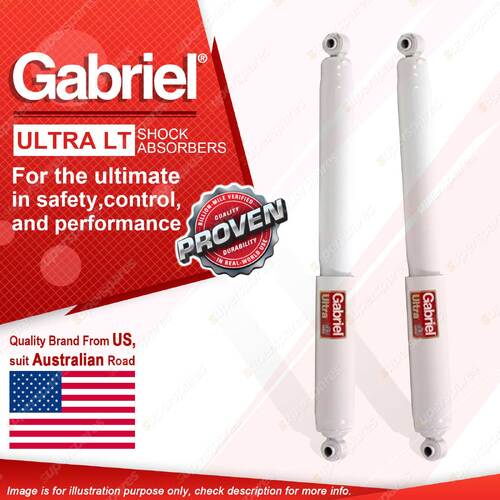 2x Rear Gabriel Ultra LT Shock Absorbers for Chevrolet Silverado 2500 6.6L 11-On