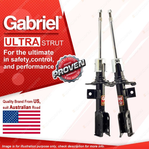 2 x Front Gabriel Ultra Strut Shock Absorbers for Toyota Yaris NCP130R NCP131R