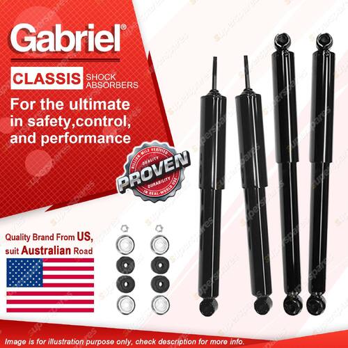 Gabriel Front + Rear Classic Shock Absorbers for Dodge Challenger Charger