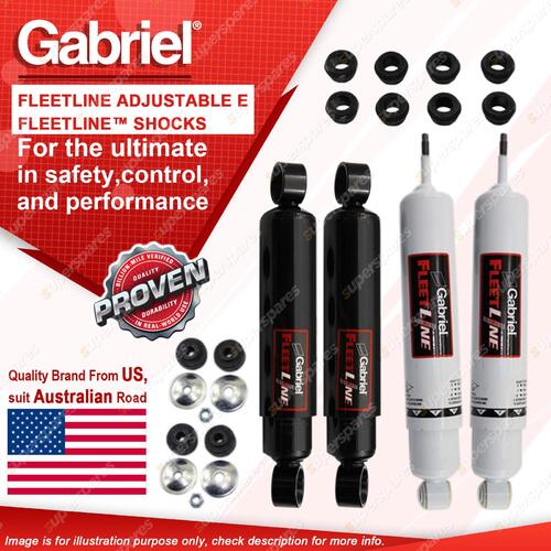 Gabriel Front + Rear Fleetline HD Shocks for Hino FC Series FC4F FC4JHK2