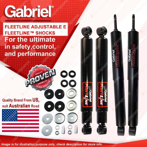 Gabriel Front + Rear Fleetline HD Shocks for Nissan UD CWB Series 91-04