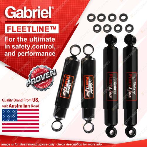 Gabriel Front + Rear Fleetline HD Truck Shocks for Hino FE Series FE3H 96 on