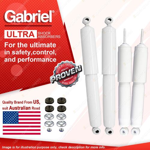 Gabriel Front + Rear Ultra LT Shock Absorbers for Holden GMH Colorado RC