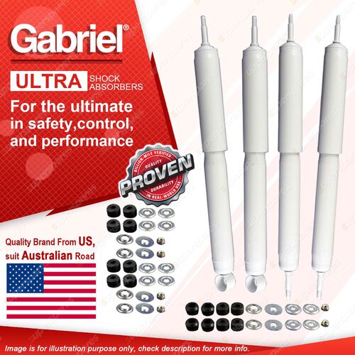 Gabriel Front + Rear Ultra LT Shocks for Toyota Landcruiser FJ FZJ HZJ HDJ 80 81