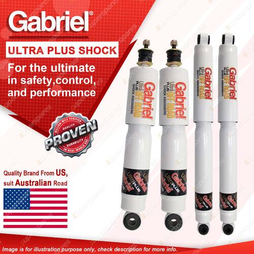 Gabriel Front Rear 50mm Raised Ultra Plus Shocks for Hilux LN107 111 RN106 110