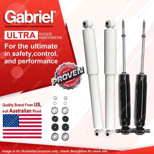 Gabriel Front Rear Ultra Shocks for Toyota Liteace CM20 KM20 dual rear wheels