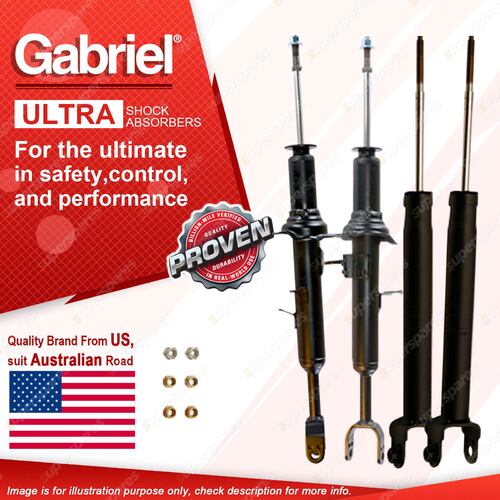 Gabriel Front + Rear Ultra Spring Seat Shocks for Nissan 350Z Z33 03-05