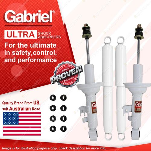 Gabriel Front + Rear Ultra Shocks for Toyota Hilux GGN120 TGN121 GUN 122 123