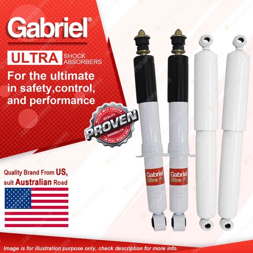 Gabriel Front + Rear Ultra Shock Absorbers for Holden GMH Colorado RG