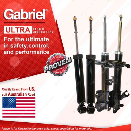 Gabriel Front + Rear Ultra Shock Absorbers for Nissan Murano Z50 SUV 4WD