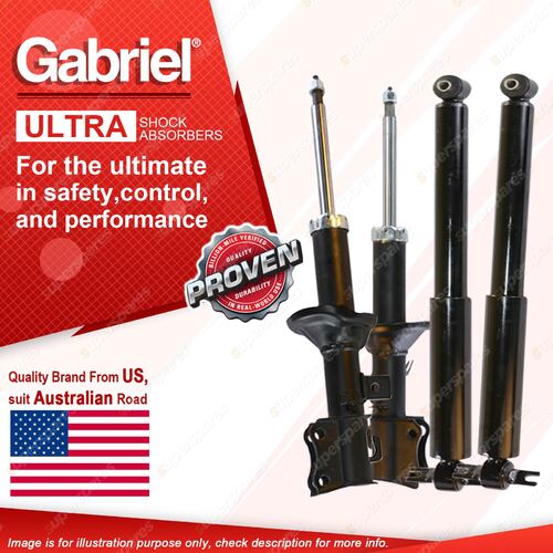 Gabriel Front + Rear Ultra Shock Absorbers for KIA Rio BC 1.5L 03-05