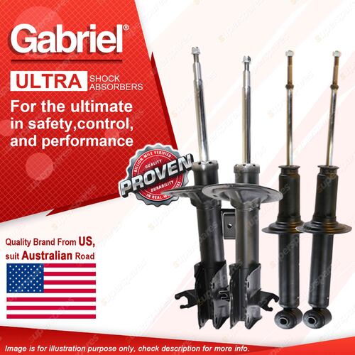 Gabriel Front + Rear Ultra Shock Absorbers for Volvo S40 VS V40 VW FWD