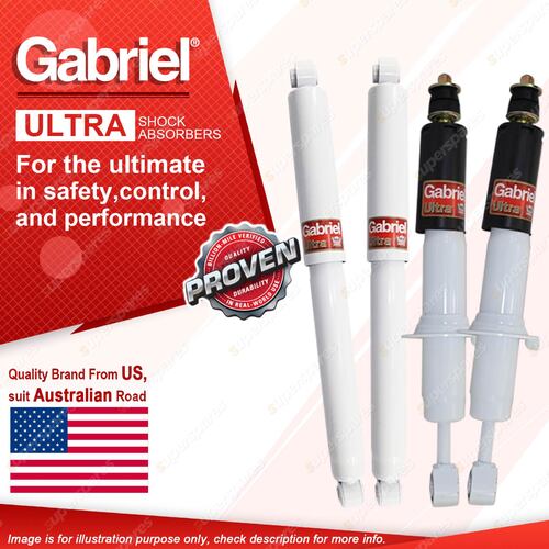 Gabriel Front + Rear Ultra Shock Absorbers for Ford Ranger PX RWD 4WD 11-18