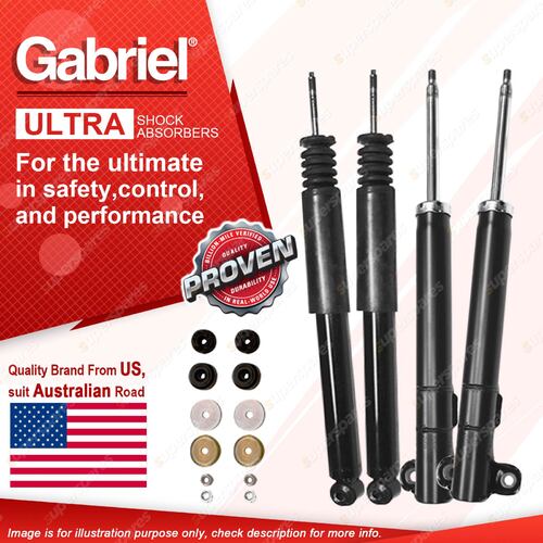 Gabriel Front + Rear Ultra Shocks for Mercedes Benz 180 190 220 230 W201 W124