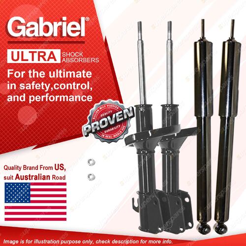 Gabriel Front + Rear Ultra Shock Absorbers for SAAB 9000 Hatchback Sedan