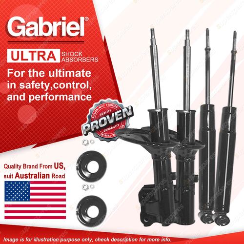 Gabriel Front + Rear Ultra Shock Absorbers for Mitsubishi Lancer CA CB CC