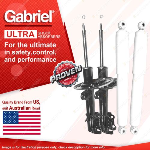 Gabriel Front + Rear Ultra Shock Absorbers for Chrysler Voyager GS SE