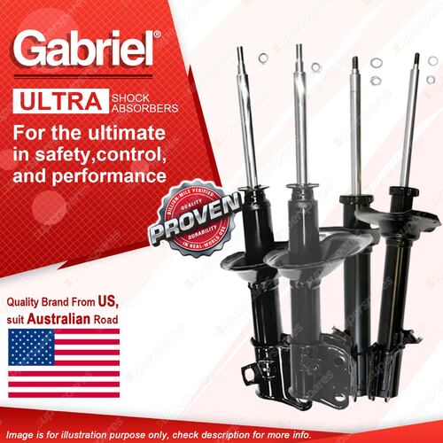 Gabriel Front + Rear Ultra Strut Shocks for Subaru Liberty BD6 BG6 2.2L FWD