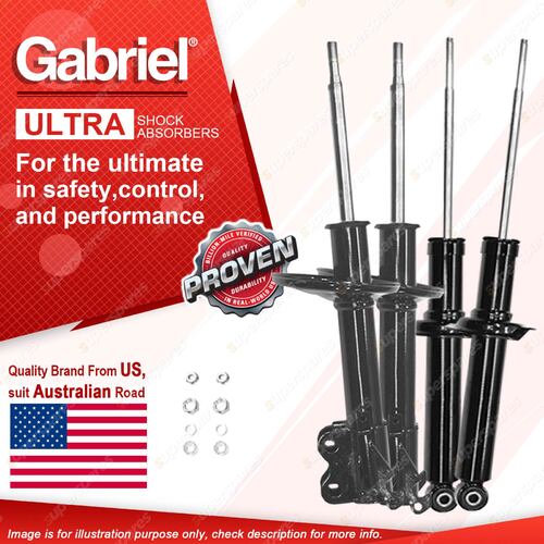 Gabriel Front + Rear Ultra Shock Absorbers for Toyota Paseo EL54 Starlet EP91