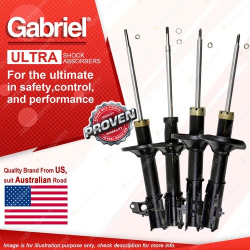 Gabriel Front + Rear Ultra Shock Absorbers for Mazda 323 Astina Protege BA