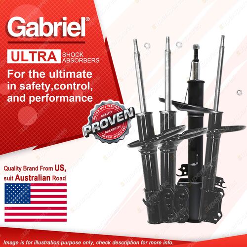 Gabriel Front Rear Ultra Shocks for Toyota Camry Vienta VDV VCV SDV SXV 10 Fixed