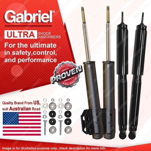 Gabriel Front Rear Ultra Shock Absorbers for Ford Mustang GT Hatch Convertible