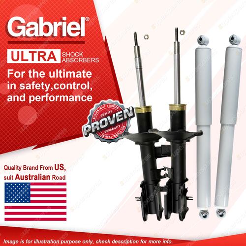 Gabriel Front + Rear Ultra Shock Absorbers for Nissan Pathfinder R50 Series II