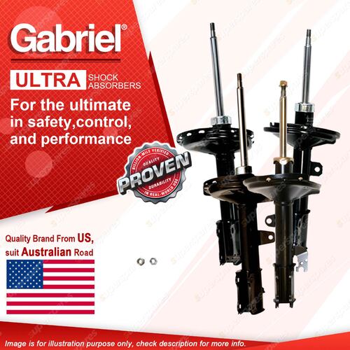 Gabriel Front + Rear Ultra Strut Shocks for Toyota Kluger MCU28 AWD 03-07