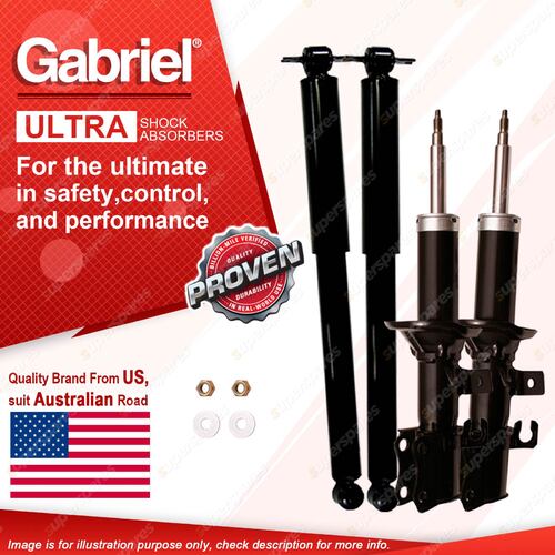 Gabriel Front + Rear Ultra Shock Absorbers for KIA Rio BC 1.5L 00-02